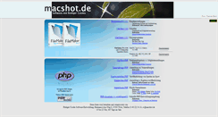 Desktop Screenshot of macshot.de