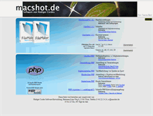 Tablet Screenshot of macshot.de